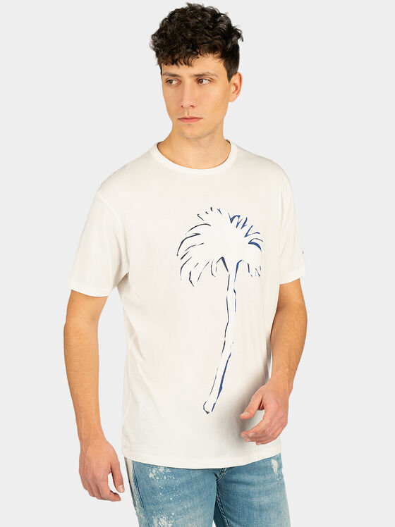 Тениска NIGEL в цвят екрю - 1