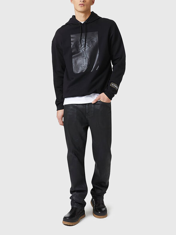Hooded sweatshirt with print - 2