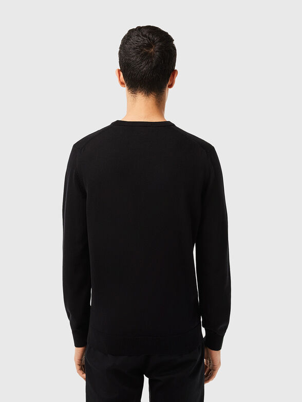 Crew neck cotton sweater - 3