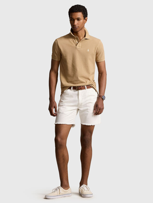 Cotton polo shirt with logo - 2