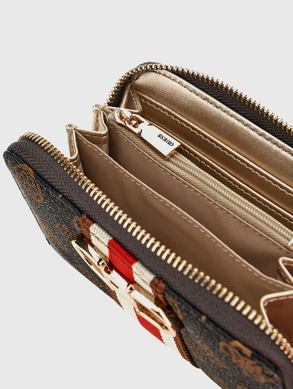 NELKA wallet in brown colour - 4