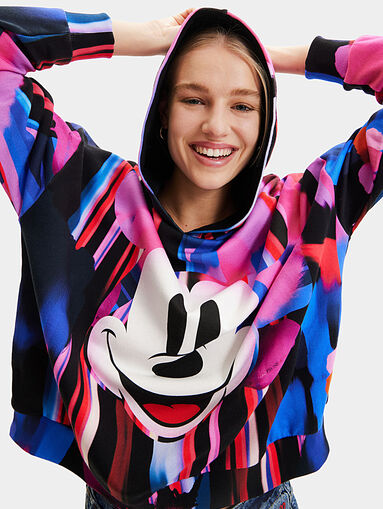 Multicolored Mickey Mouse sweatshirt - 4