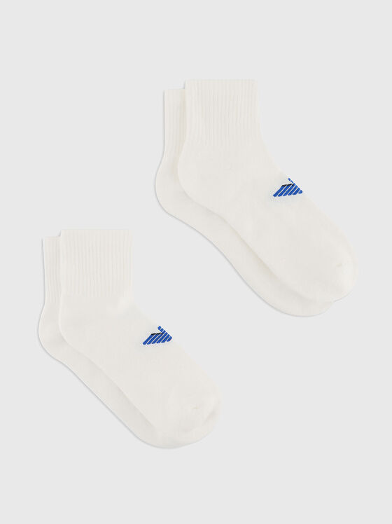 Set of two pairs of socks with logo - 1