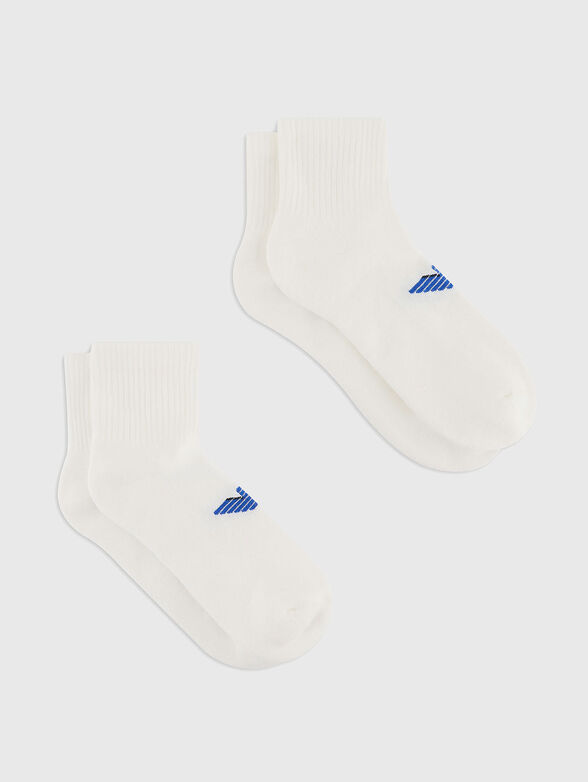 Set of two pairs of socks with logo - 1