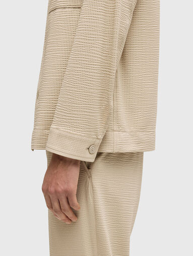 Textured overshirt - 4
