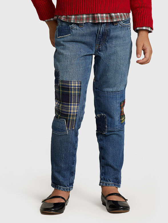 ASTOR jeans with accent patches - 1