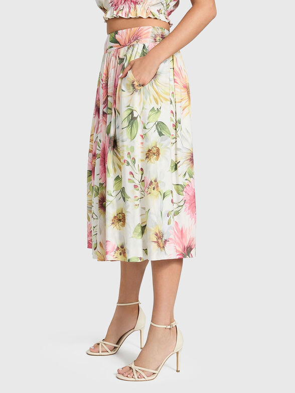 ELODIE high waisted midi skirt - 3