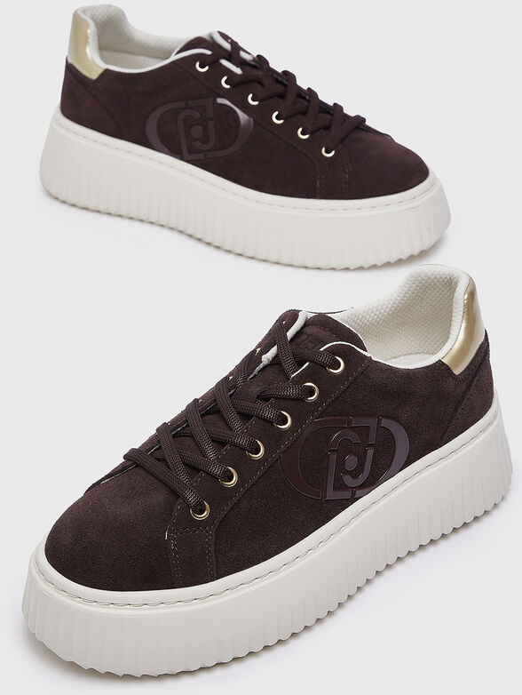 Platform leather shoes - 6