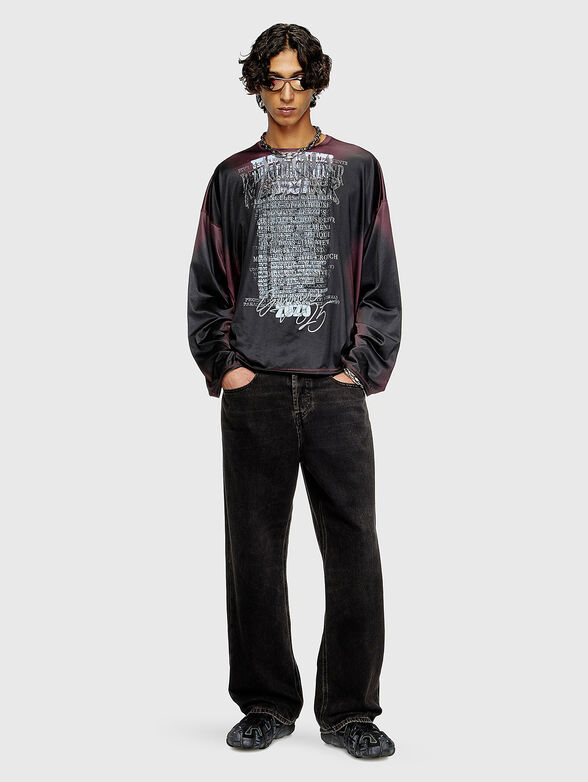 T-OLAVI-AA unisex blouse with print - 2