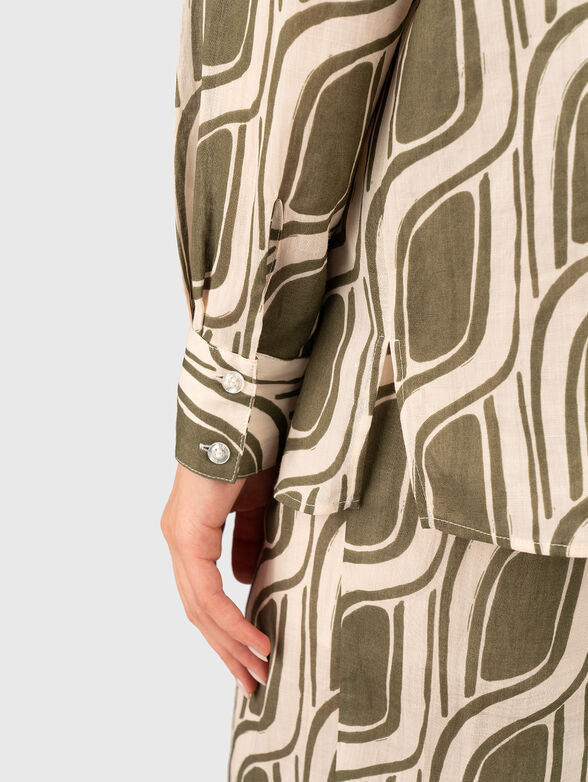 Long sleeve shirt with print - 5