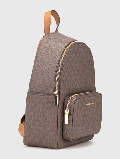 Backpack with gold details and logo - 3