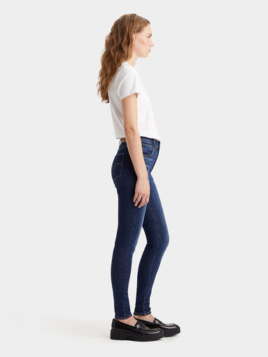 720™ dark blue skinny jeans with high waist - 4