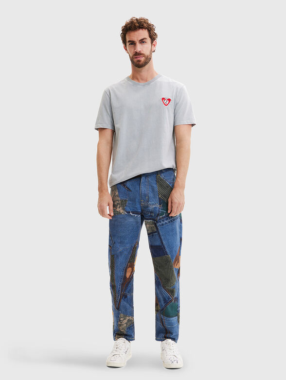 VELEZ jeans with patchwork elements - 4