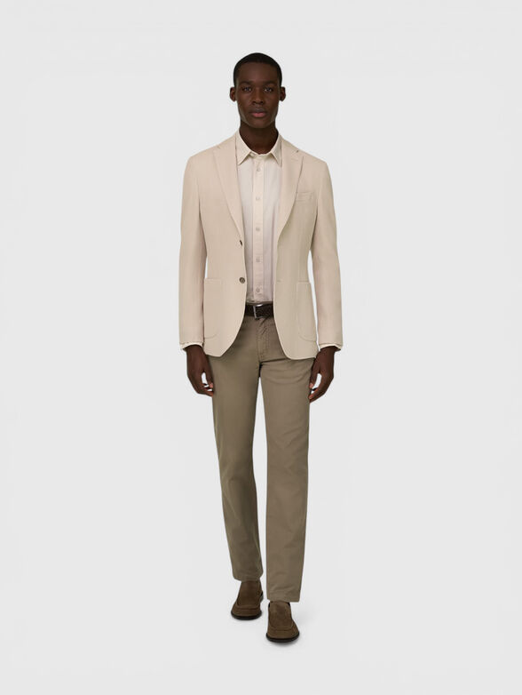 Textured cotton blazer - 2