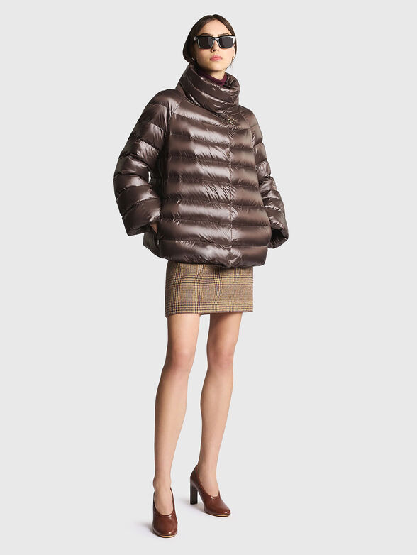 Brown down jacket - 2