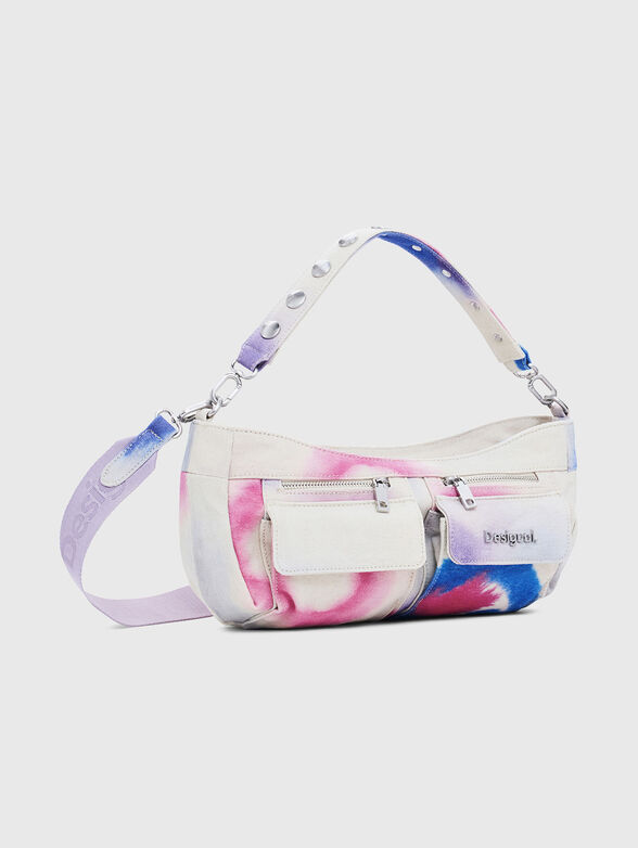 Crossbody bag with multicolor print - 4