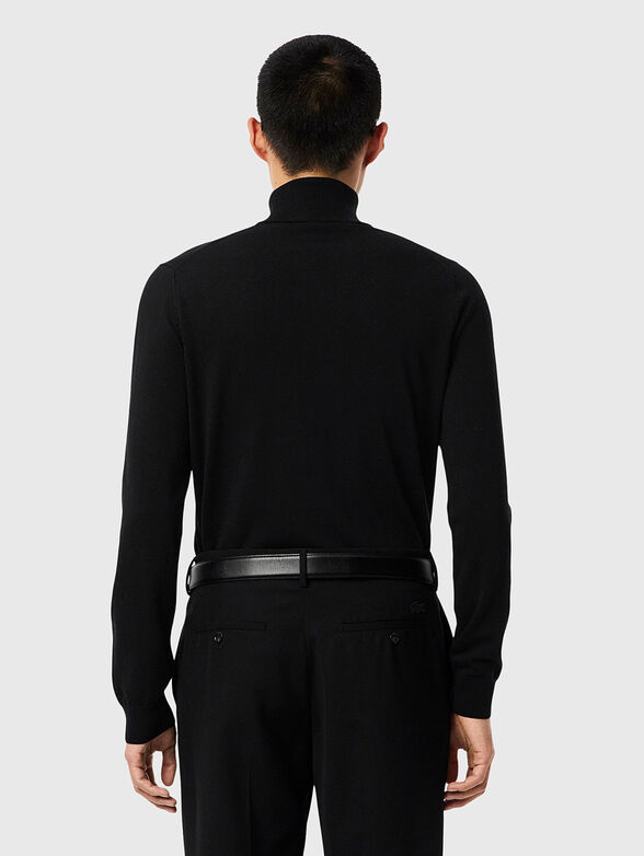 Wool turtleneck sweater - 3