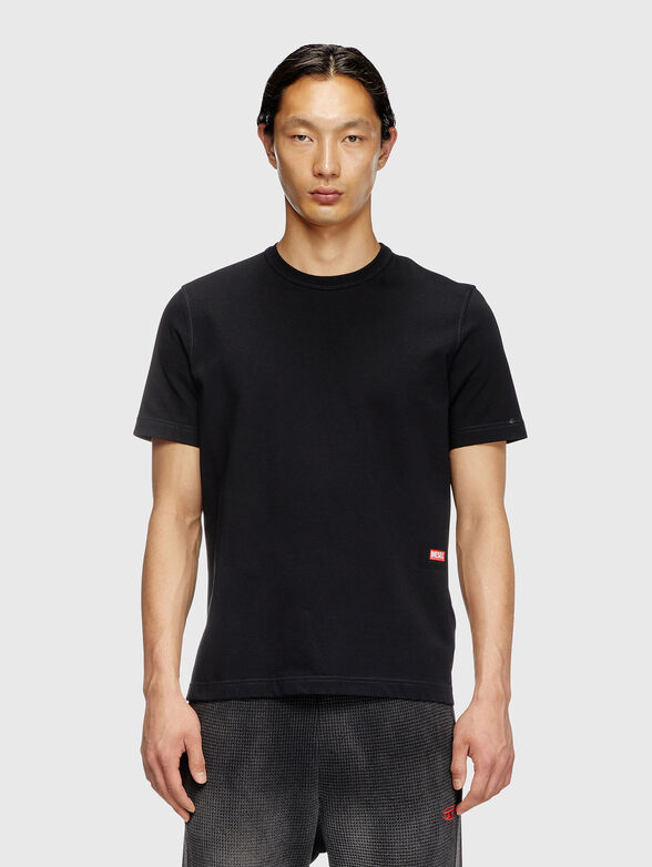 Cotton T-shirt with logo print - 1