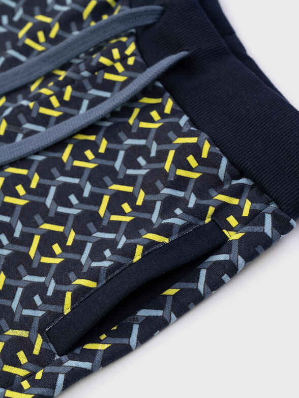 Shorts with monogram print - 4