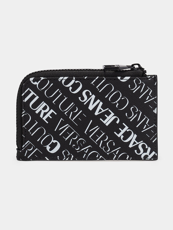 Small purse with zip and accent logo print - 2