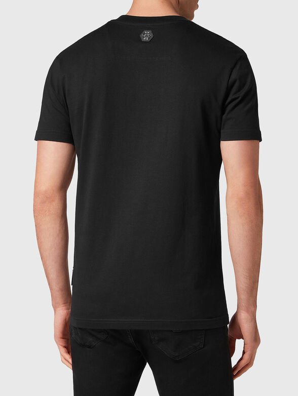 HEXAGON black T-shirt with logo print  - 3