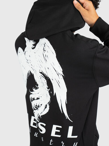 Cotton sweatshirt with logo - 4