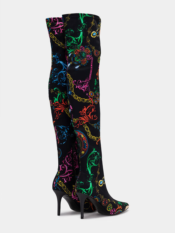 Boots with attractive colorful print - 3
