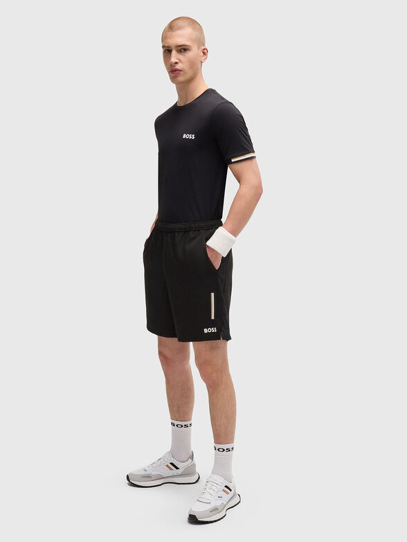 Sports shorts with logo  - 4