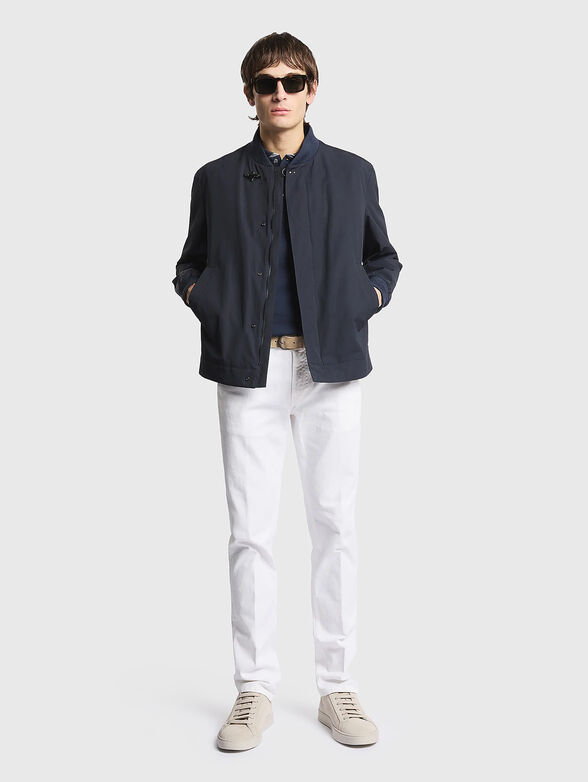 Dark blue transitional jacket - 2