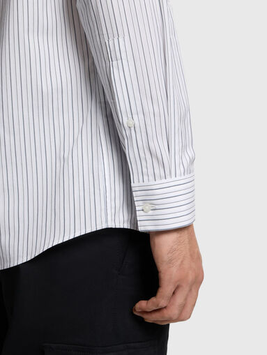 Striped cotton shirt - 5