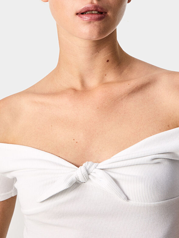 BETH top with boat neckline - 3