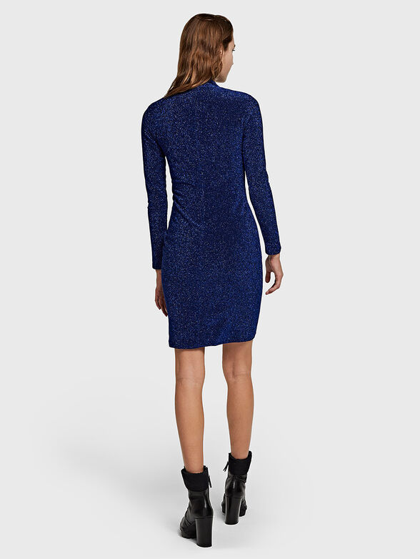 Slim dress with lurex threads - 2
