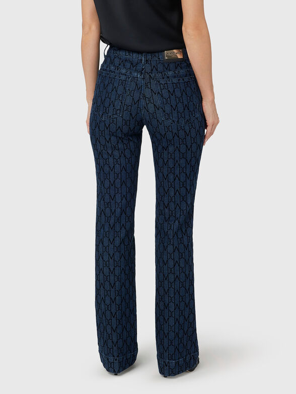 BEA jeans with monogram print - 2