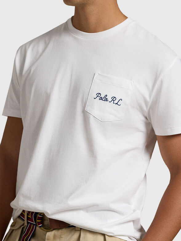 T-shirt with a print on the back - 4