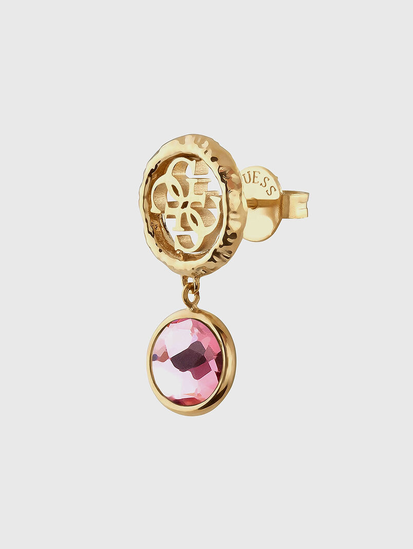 PETRA earrings with logo - 3