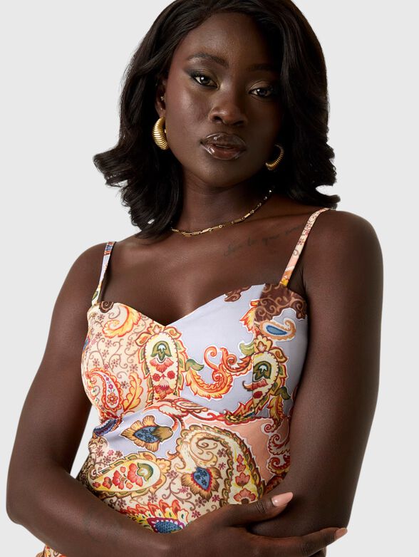 Viscose wrap dress - 4