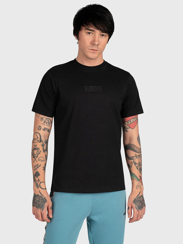 BELSH black T-shirt with logo lettering - 1