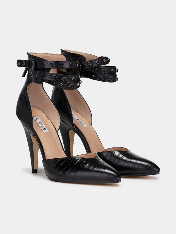 JENISE Shoes with crocodile texture - 2