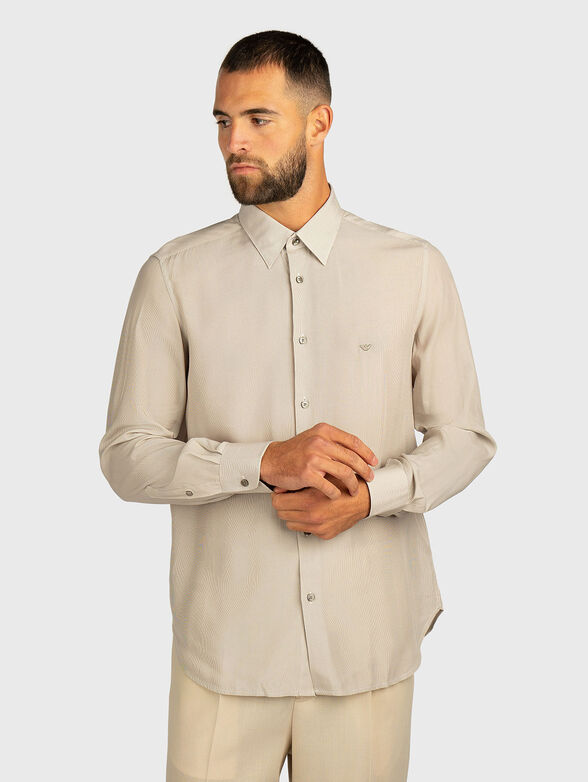 Long leeved shirt with logo embroidery - 1