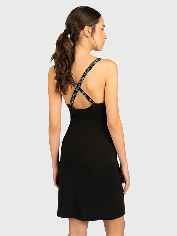 JAHEL Dress with branded straps - 3