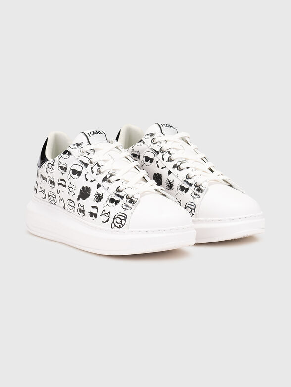 KAPRI sneakers with graffiti print - 1