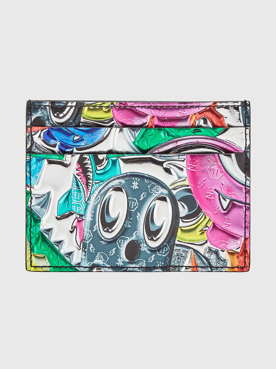 Card holder with multicolour print - 1