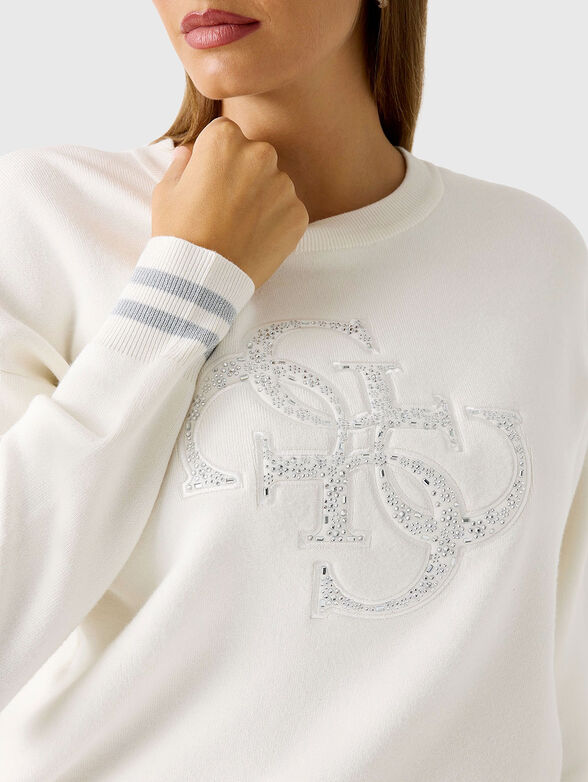 Studded logo sweater - 4