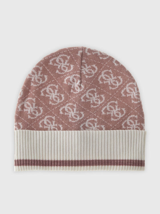 Hat with monogram print - 1