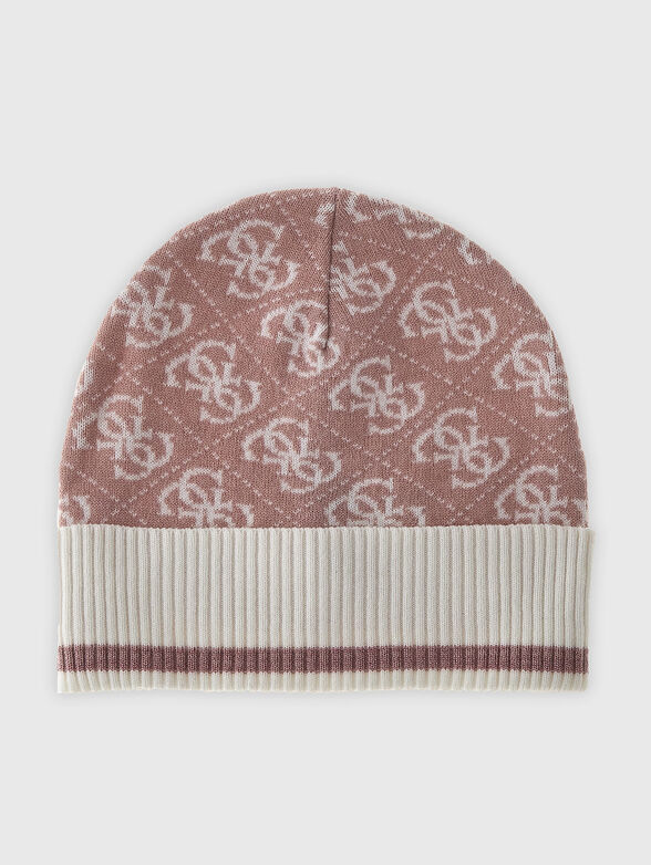 Hat with monogram print - 1