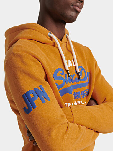 Grey sweatshirt with hood - 3