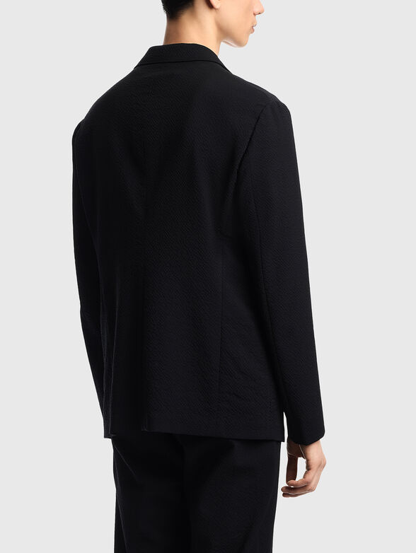 Black wool blazer - 2