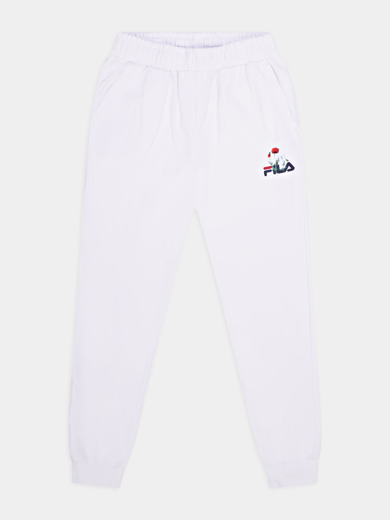 White fila crank joggers