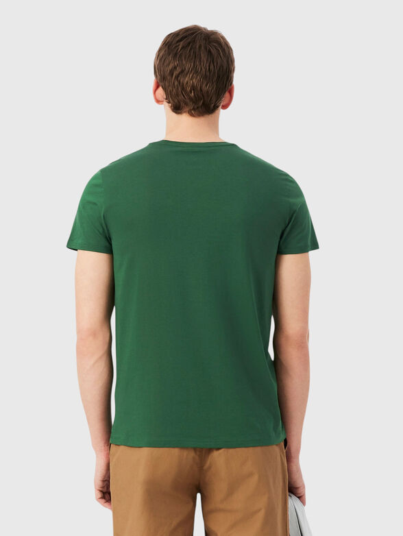 Green cotton T-shirt - 3