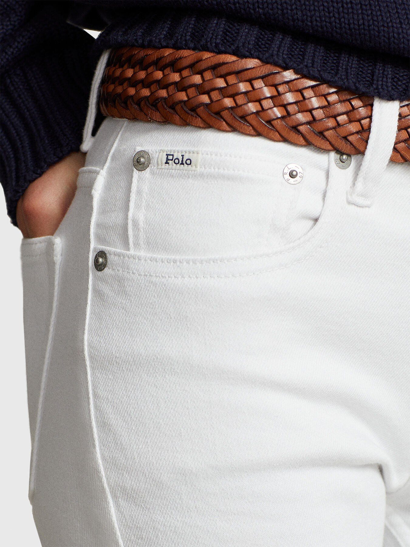 Ralph lauren white jeans mens clearance